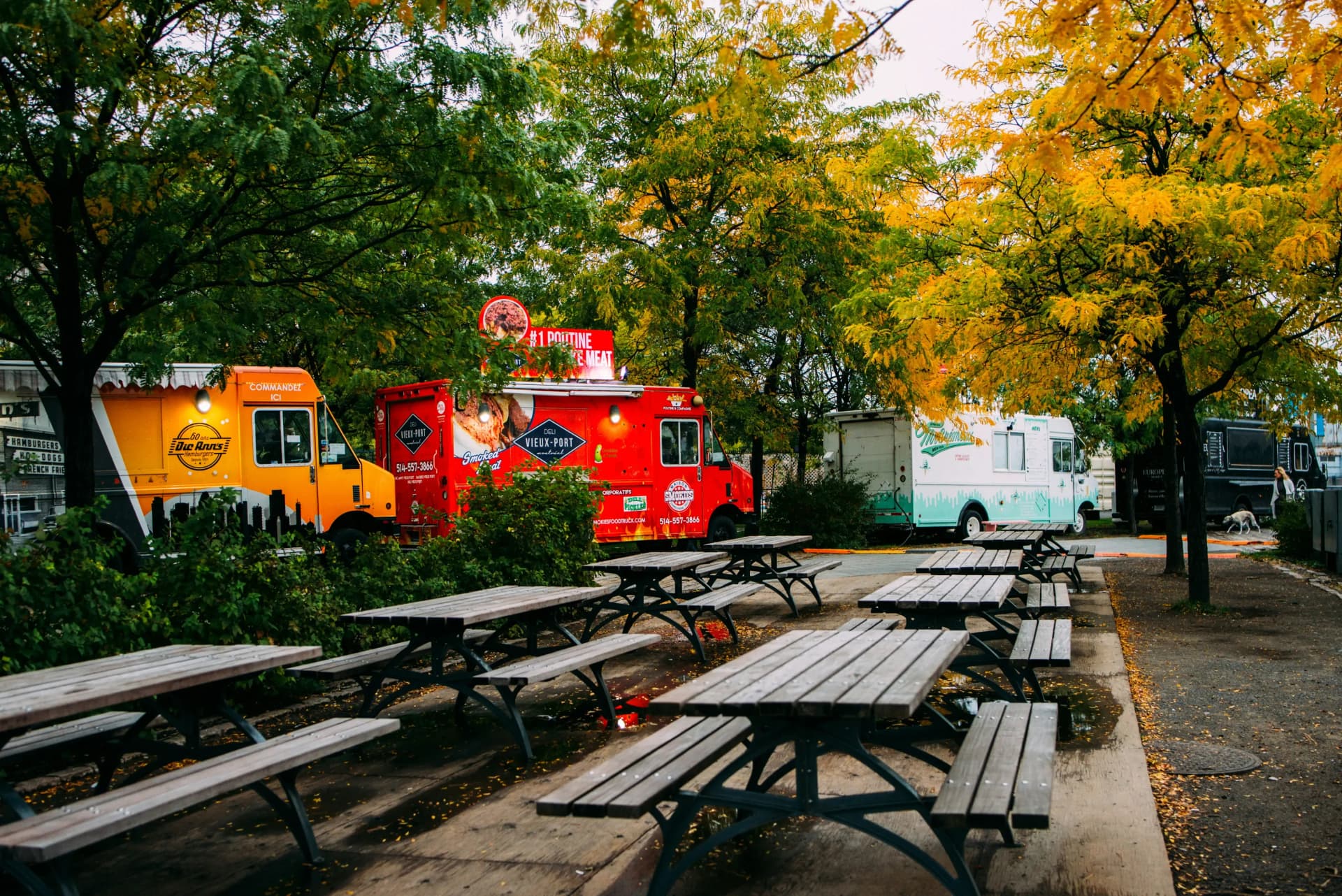 Custom hood equipment installed inside a Colorado food truck